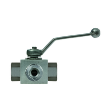 High Pressure 3 Way Ball Valve 3/8" FFF