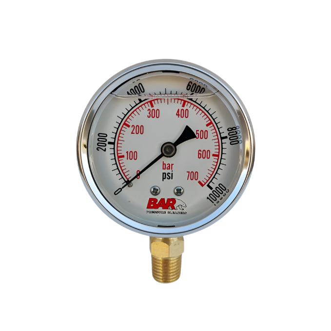 High Pressure Gauge 1/4" BSP